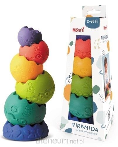 Piramida sensoryczna pastelowa 813 68130