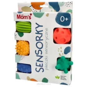 Piłeczki sensoryczne 5szt pastelowe 886 68864