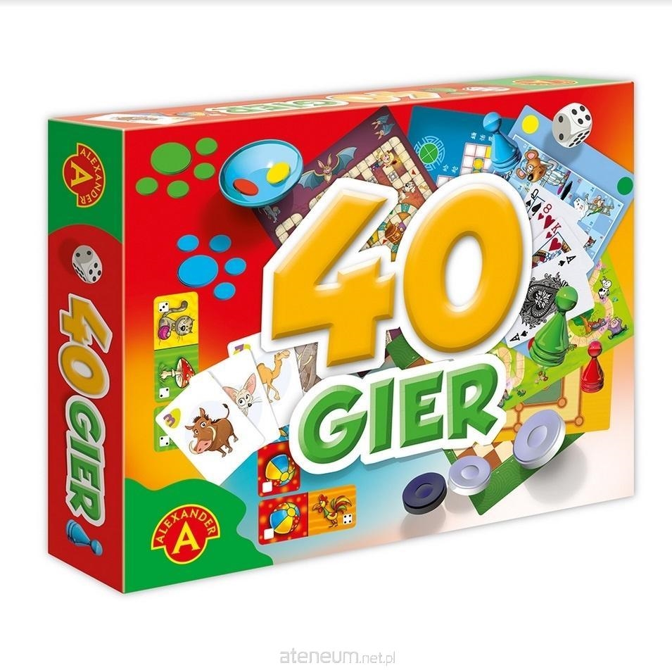 Gry rodzinne Zestaw 40 gier 26573