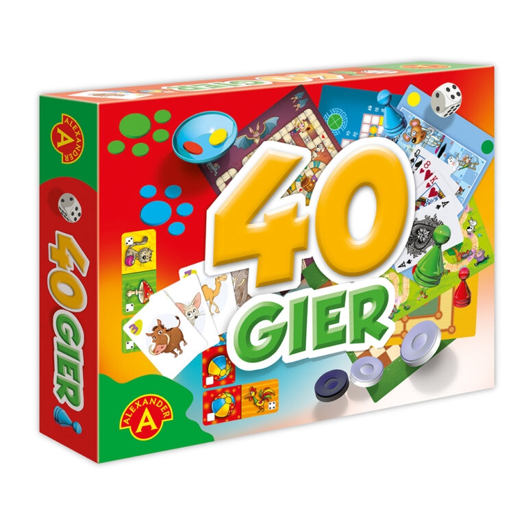 Gry rodzinne Zestaw 40 gier 26573
