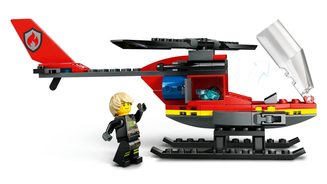 Klocki LEGO CITY Strażacki Helikopter Ratunkowy 85