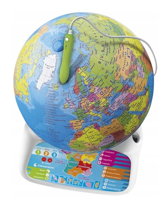Interaktywny Edukacyjny Globus Eduglobus Clementon