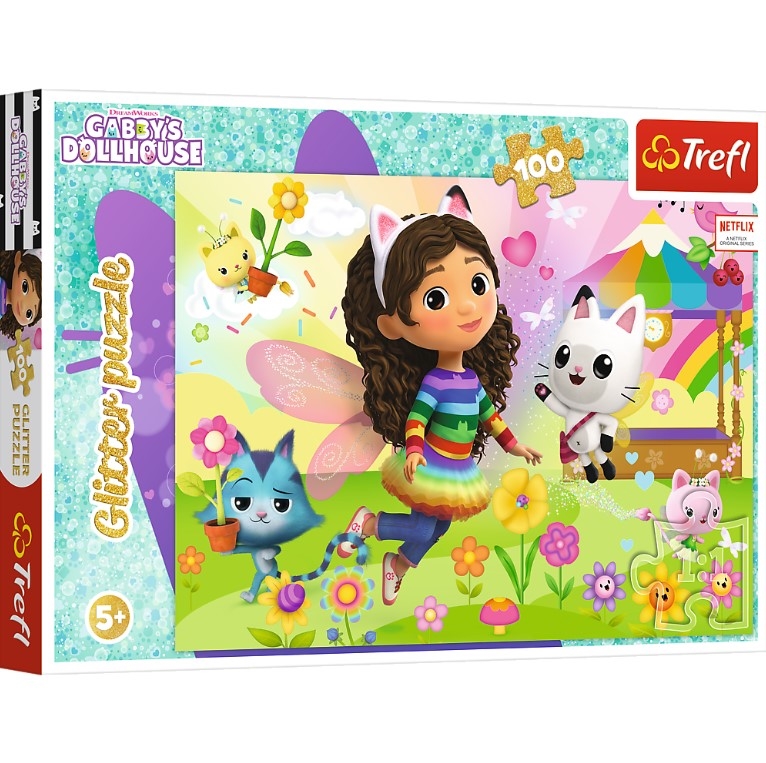 Puzzle 100 el. Brokatowa Gabby 14832