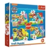 Puzzle - 4w1 - Biegnące Pieski - 34628