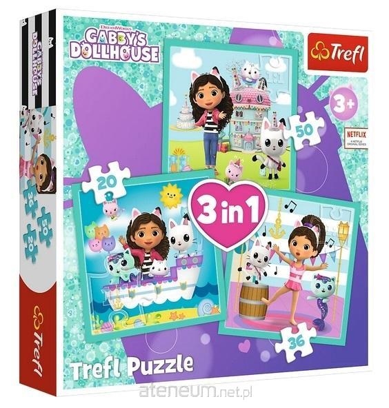 PUZZLE 3w1 Aktywności Gabi 34871