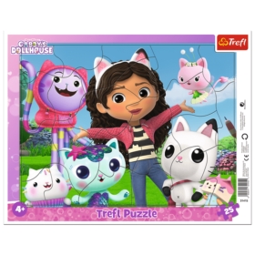 PUZZLE Ramkowe 25 Poznaj Gabi/Univ.Gabbys 31415
