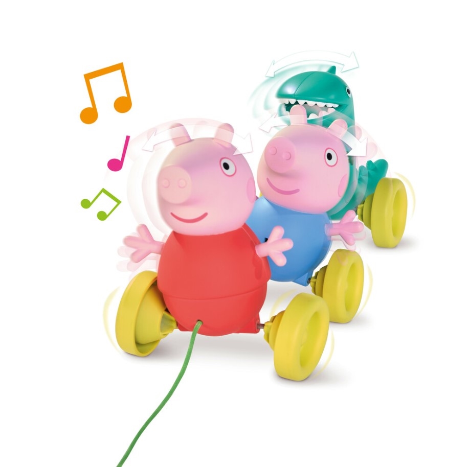 TOMY Świnka Peppa rodzinka do ciągnięcia E73527 /3