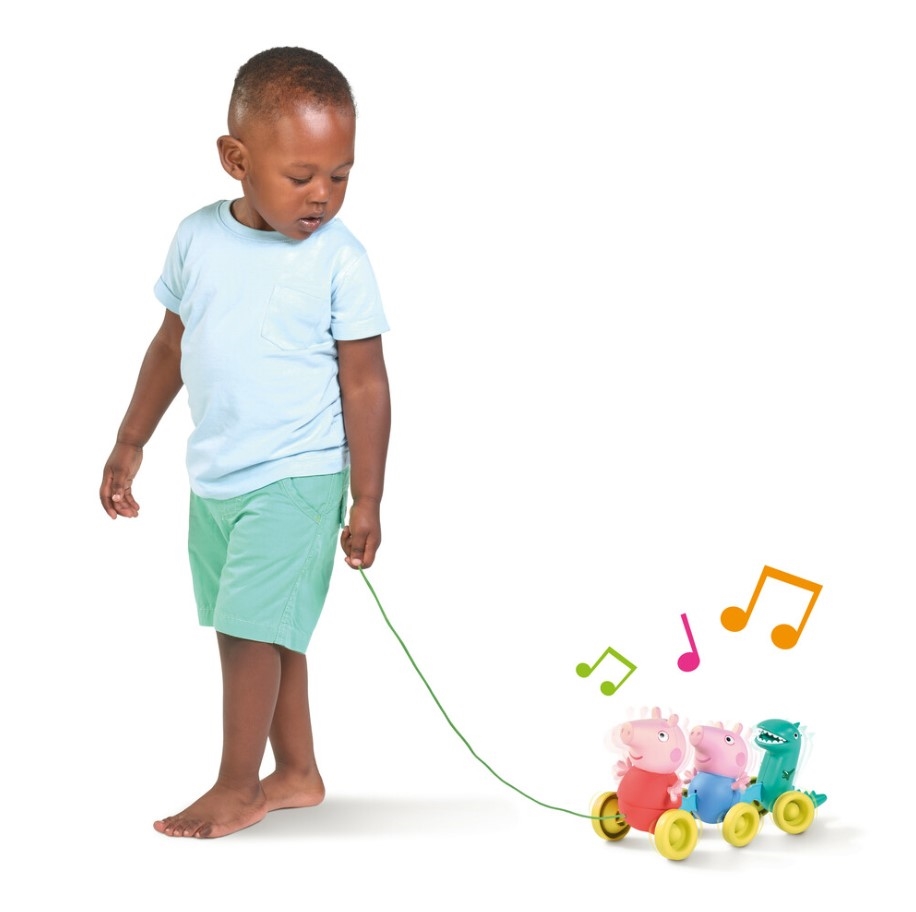 TOMY Świnka Peppa rodzinka do ciągnięcia E73527 /3