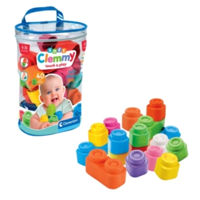 CLE BABY Clemmy woreczek z 40 klockami 17878