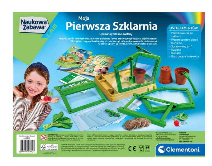 CLE Naukowa zabawa Moja pierwsza szklarnia 50861