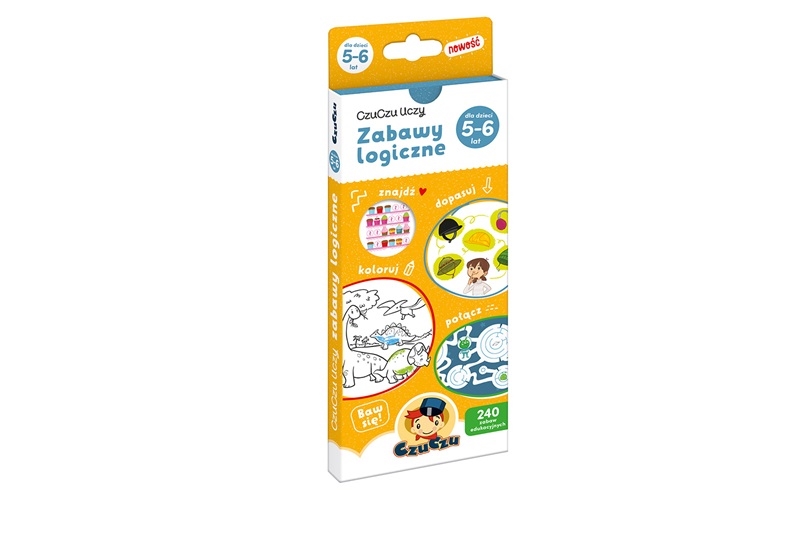 CzuCzu Uczy Zab.logiczne d/dzieci od 5-6lat 62374