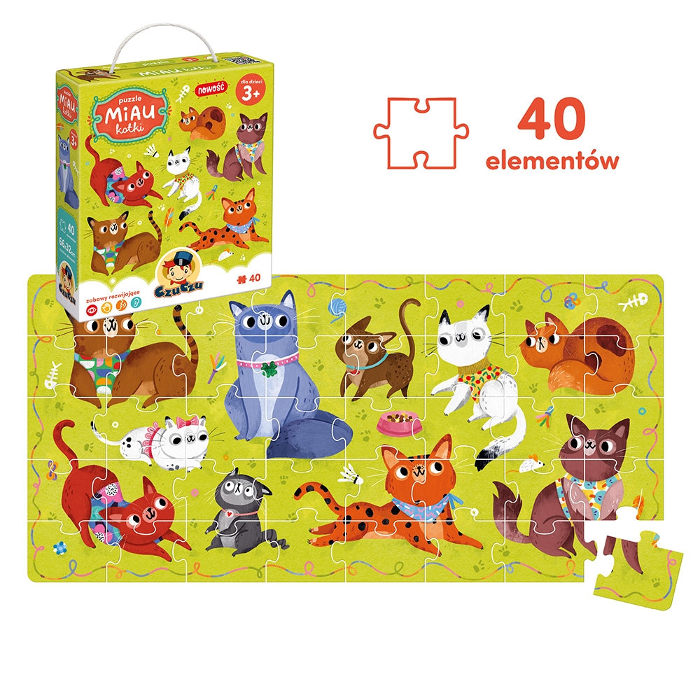 CzuCzu Puzzle Miau Kotki 92184