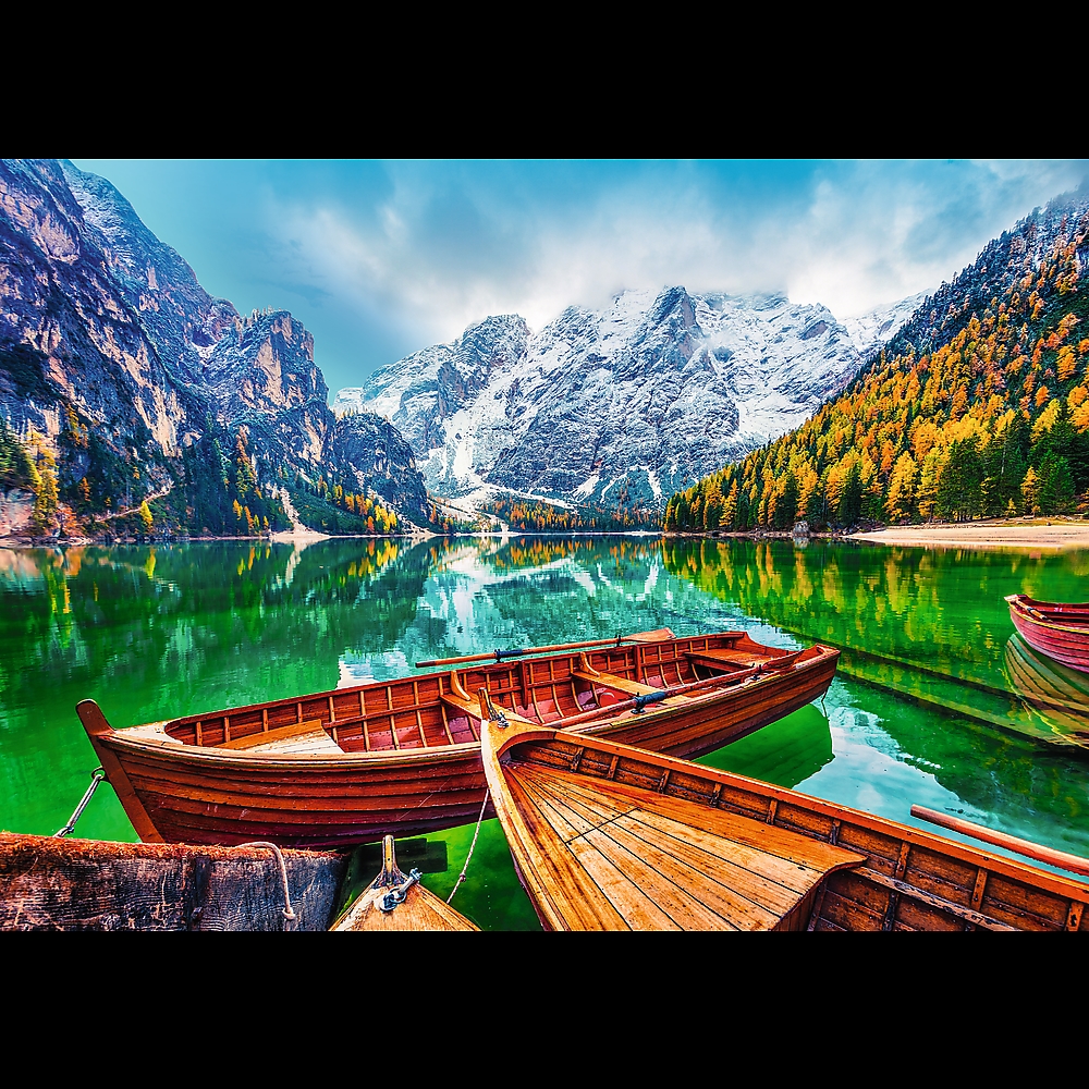 PUZZLE 500 Jezioro Braies,Włochy 37486