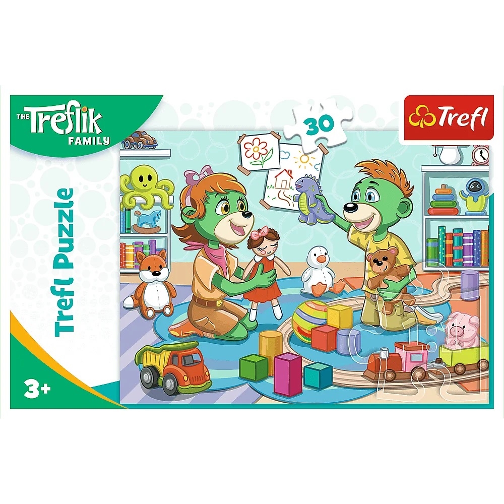 PUZZLE 30 Radosna Rodzina Treflików 18303