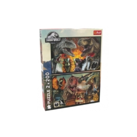 PUZZLE 2x200 Prehistoryczny świat/Universal 13316