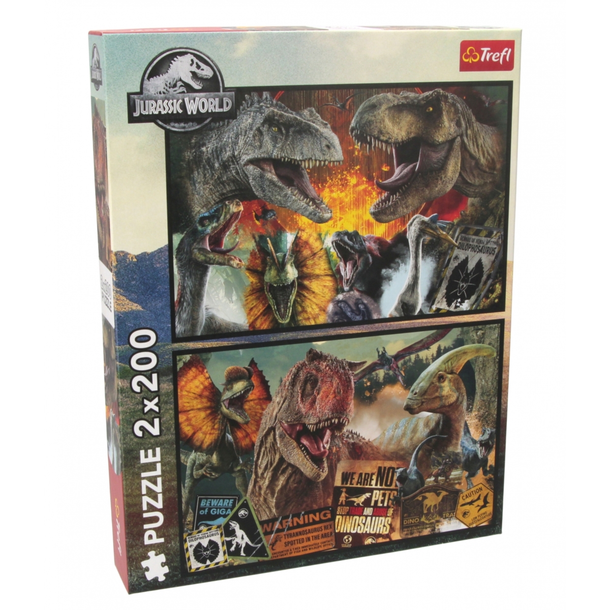 PUZZLE 2x200 Prehistoryczny świat/Universal 13316