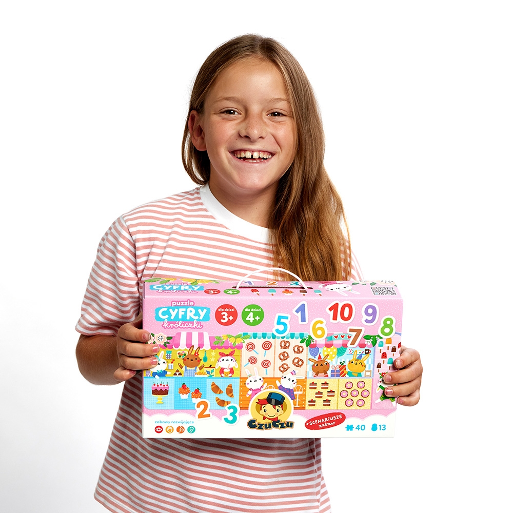 CzuCzu puzzle cyfry Króliczki 93372