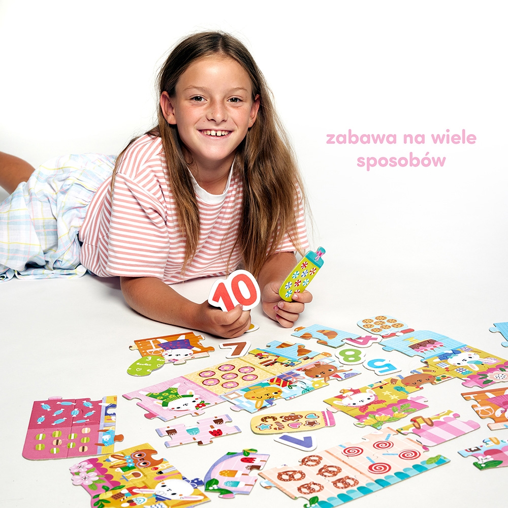 CzuCzu puzzle cyfry Króliczki 93372