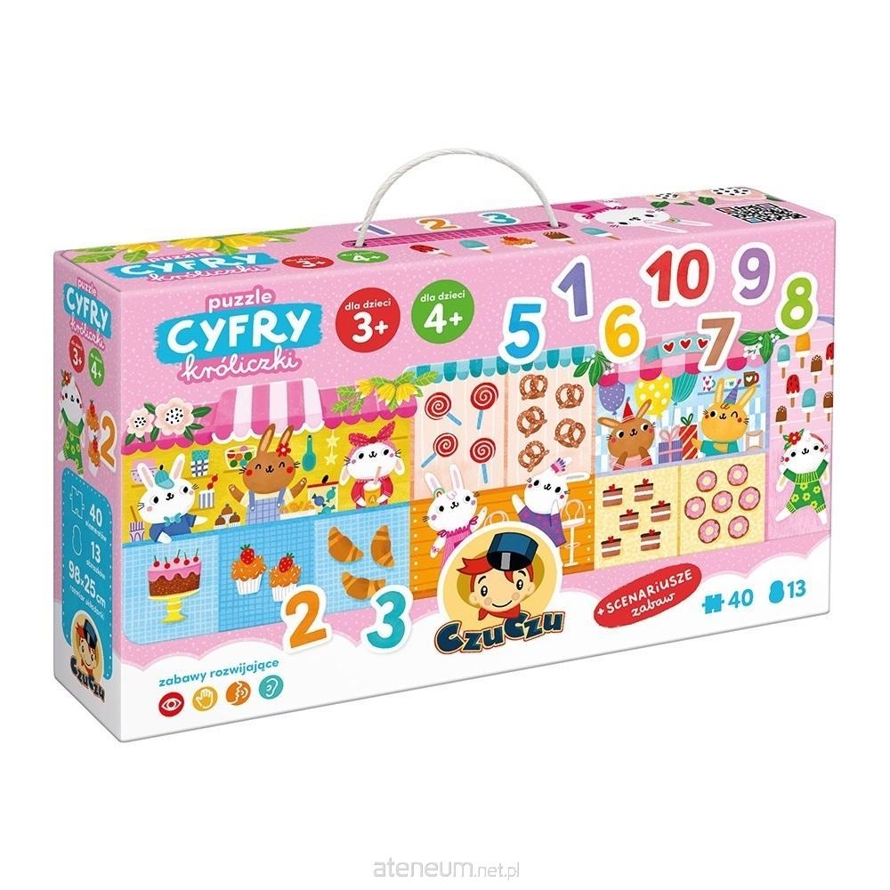 CzuCzu puzzle cyfry Króliczki 93372