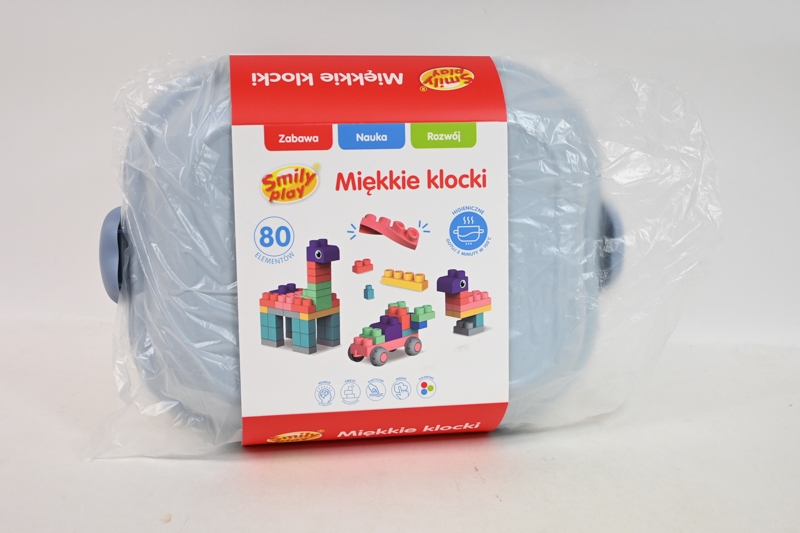 SMILY PLAY MIĘKKIE KLOCKI 80EL