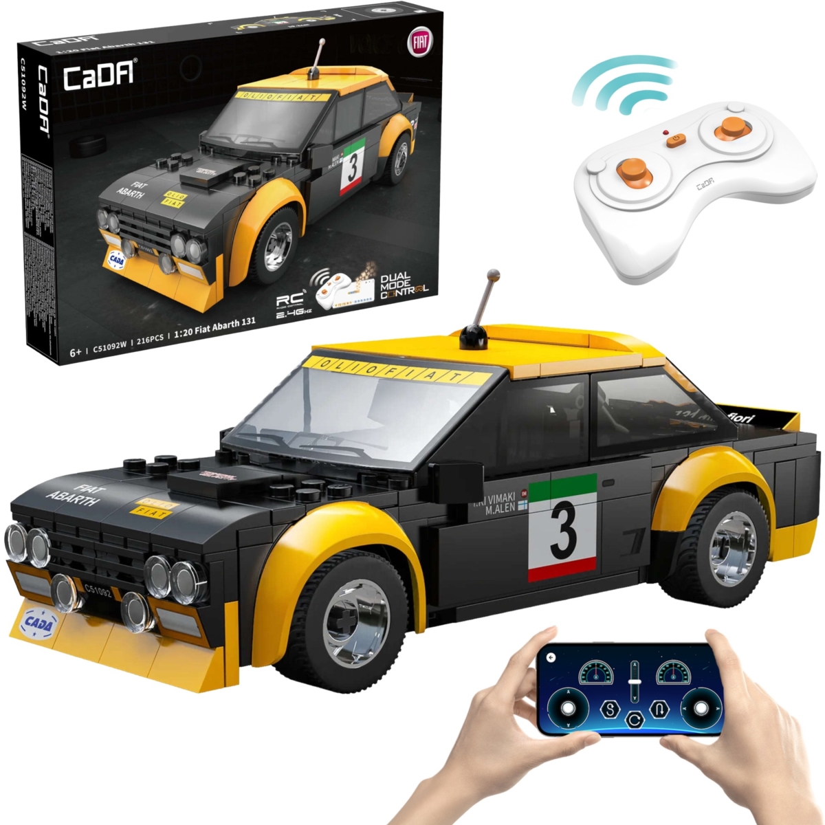 Cada klocki Fiat Abarth 131 C51092W 30017