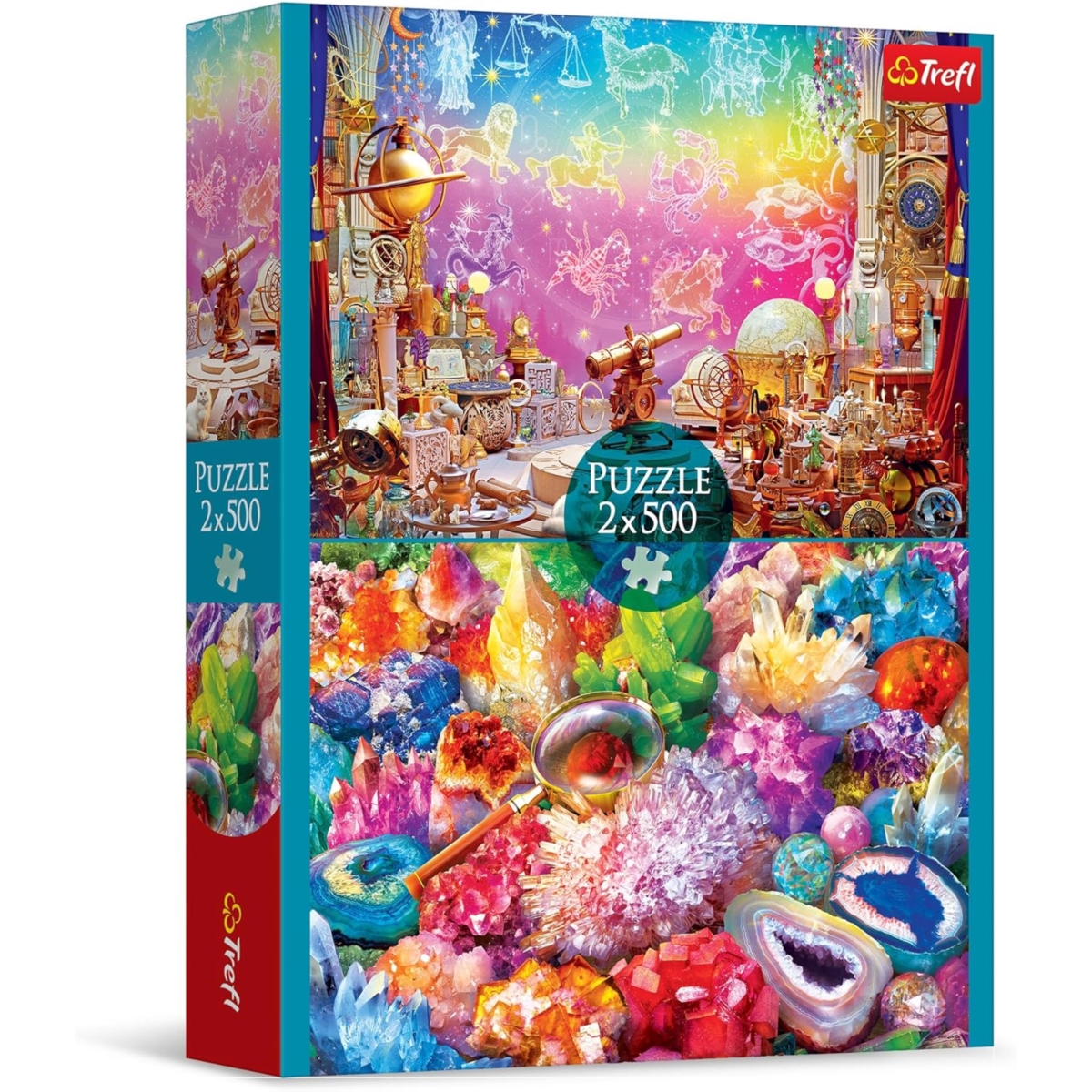 PUZZLE 2x500 Kosmos i kryształy 37499