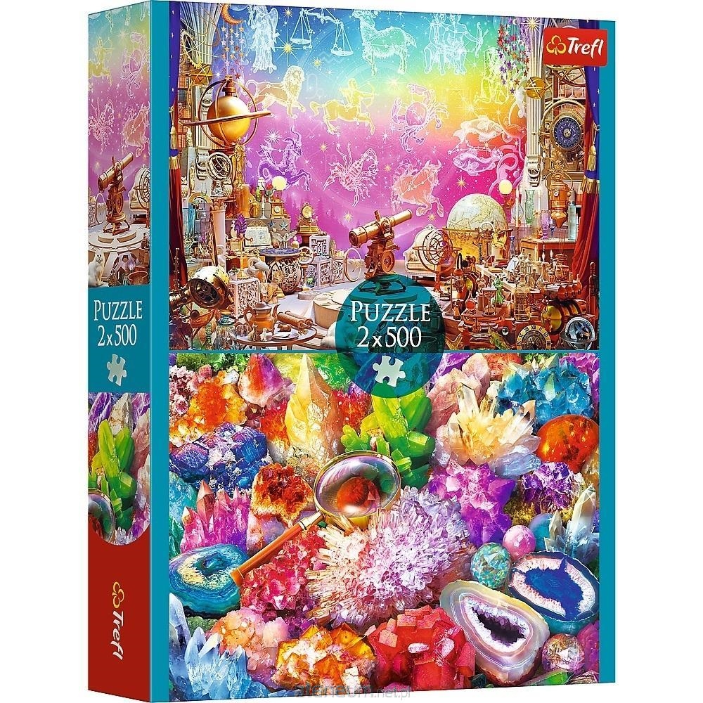 PUZZLE 2x500 Kosmos i kryształy 37499