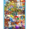 PUZZLE 2x500 Sztuka malowania 37530