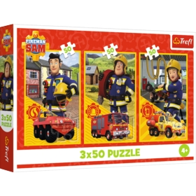 PUZZLE 3x50 Ekipa z remizy /Strażak Sam 34880