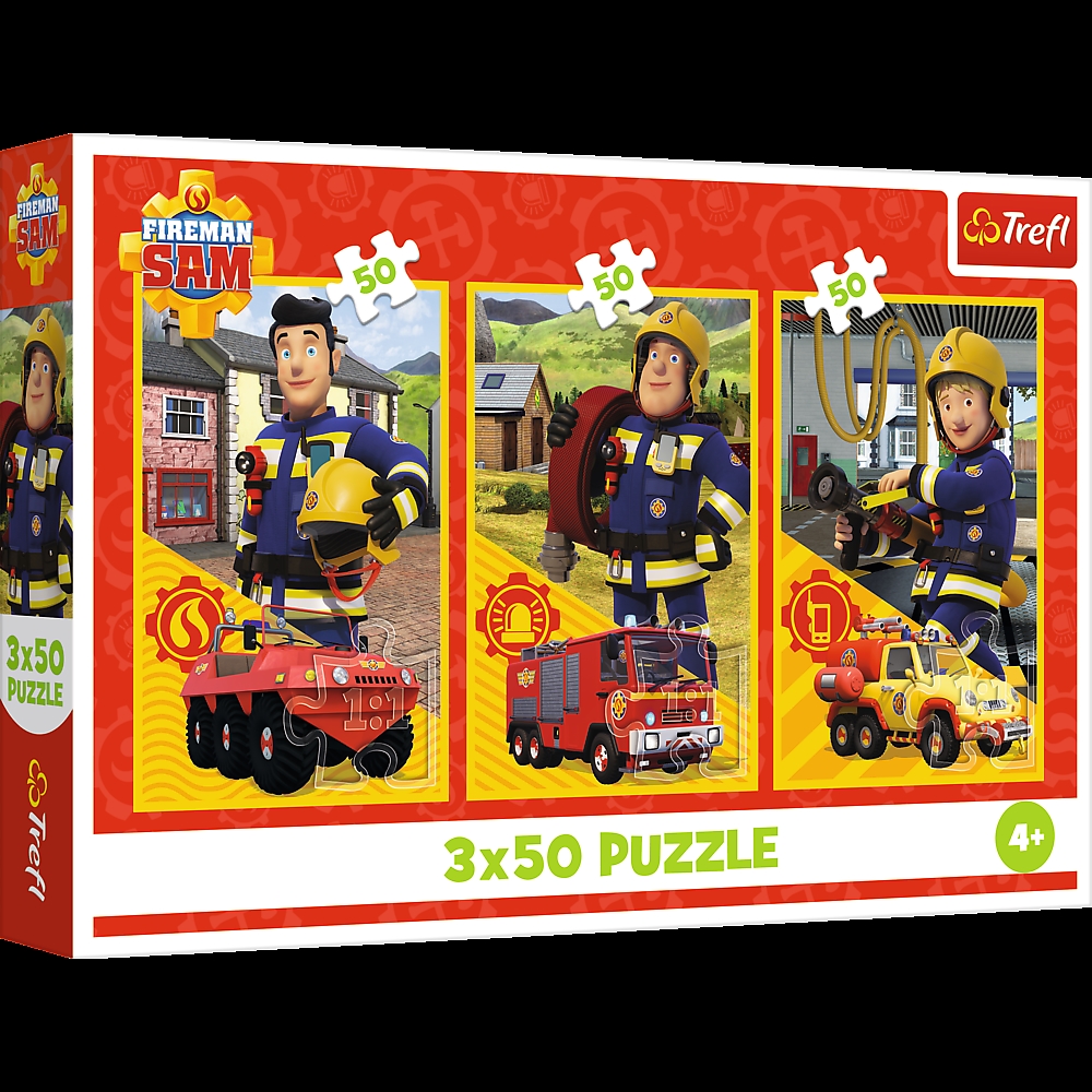 PUZZLE 3x50 Ekipa z remizy /Strażak Sam 34880