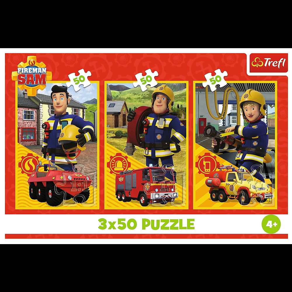 PUZZLE 3x50 Ekipa z remizy /Strażak Sam 34880