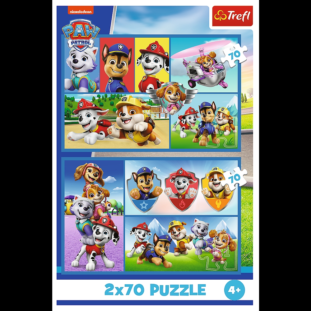 PUZZLE 2x70 Psi Patrol rządzi 34441