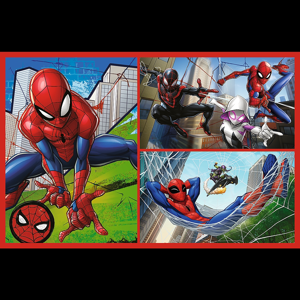 PUZZLE 2x70 Pajęcze historie / Marvel 34443