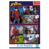 PUZZLE 2x70 Pajęcze historie / Marvel 34443