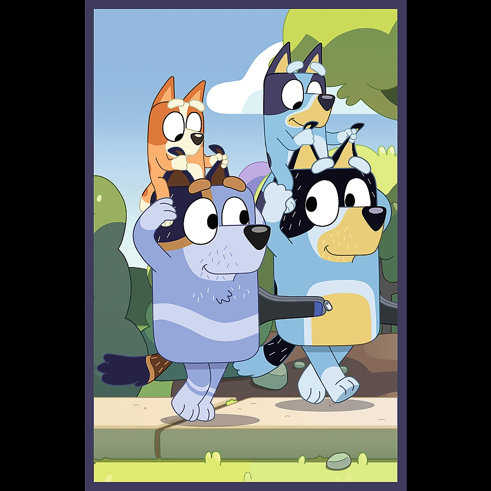 Puzzle - 3x50 - Rodzina Bluey - BBC BlueyFSC Mix 7