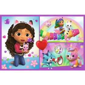 PUZZLE 2x70 Baw się z Gabby 34438