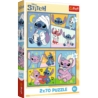 PUZZLE 2x70 Ze Stitchem nie ma nudy 34444