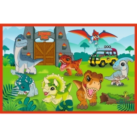 PUZZLE 2x24 Małe dinozaury / JurassicWorld 34437