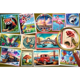 PUZZLE 300 Senior EasyPiece Znaczki pocztowe 23100