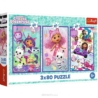 Puzzle 3x80 - Kolorowe dni Gabby - Universal Gabby
