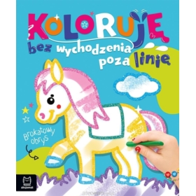 Koloruję b/wych..linię Brok.obr.Z konikiem 40546