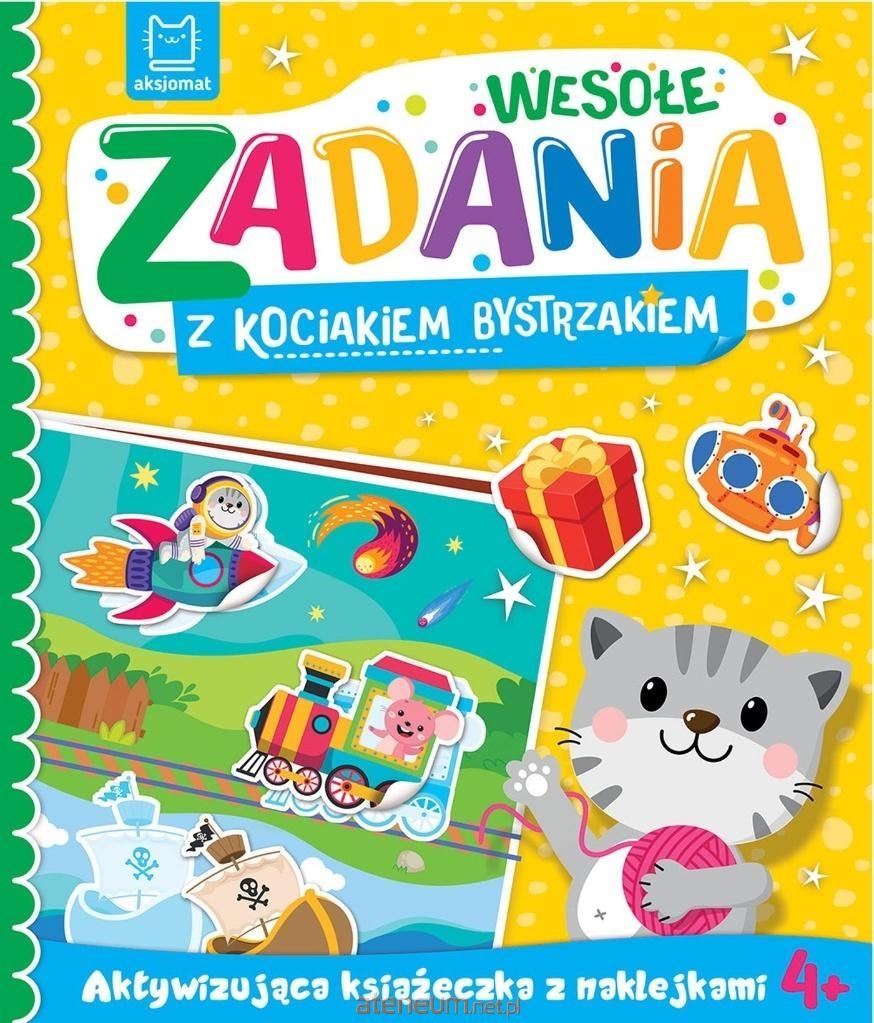 Wes.zadania z kociakiem byst.Aktyw.książ.4+ 40423