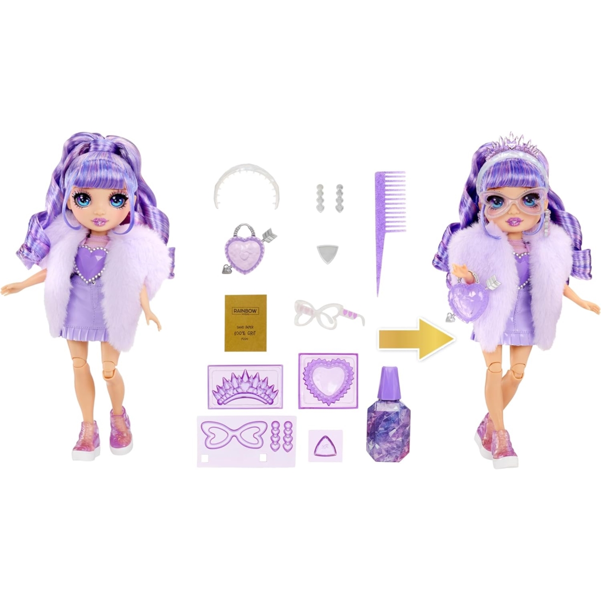 MGA Rainbow High CreatCryst.Fash.Violet 121404 /3