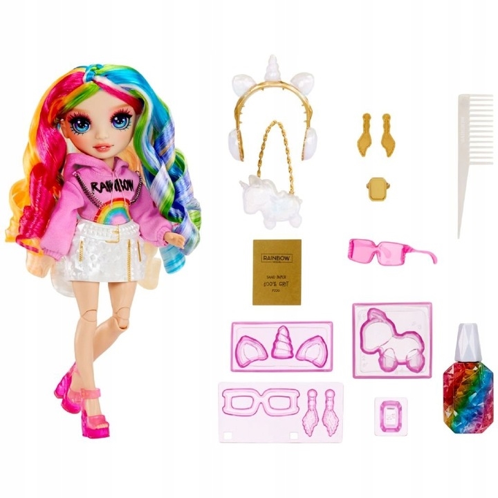 MGA Rainbow High CreatCryst.Fash.Amaya 121411