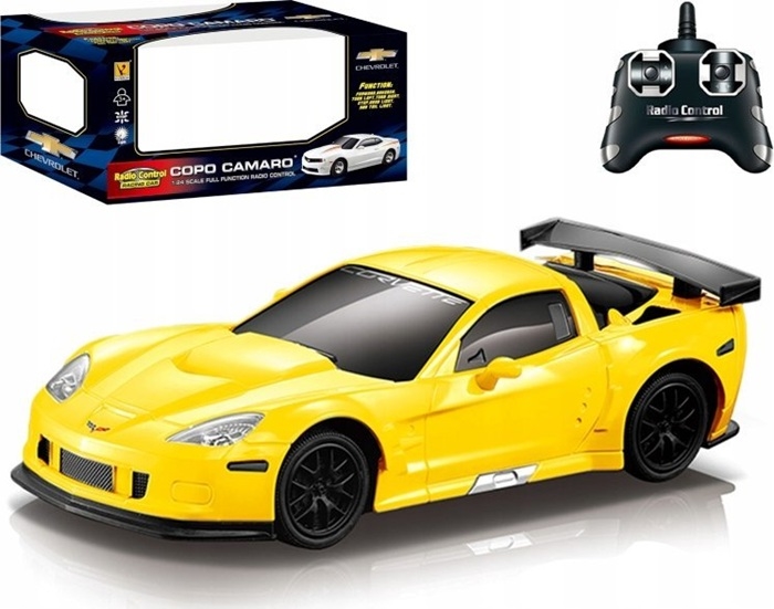Auto R/C Corvetta żółta 137426