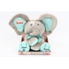 Słonik A Kuku 24cm beż-miętowy pios. 003780 06508