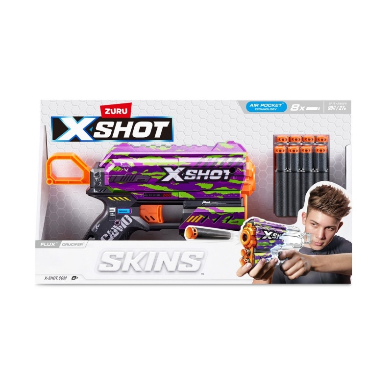 ZURU X-SHOT SkinsFlux wyrzutnia 36516J