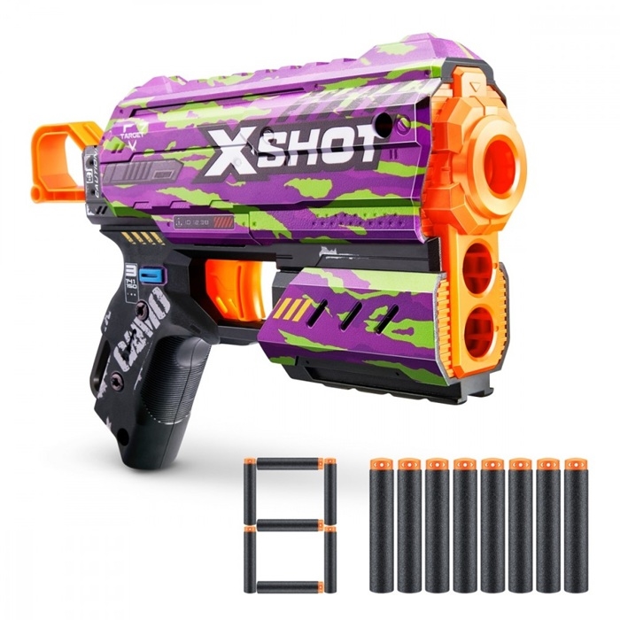 ZURU X-SHOT SkinsFlux wyrzutnia 36516J