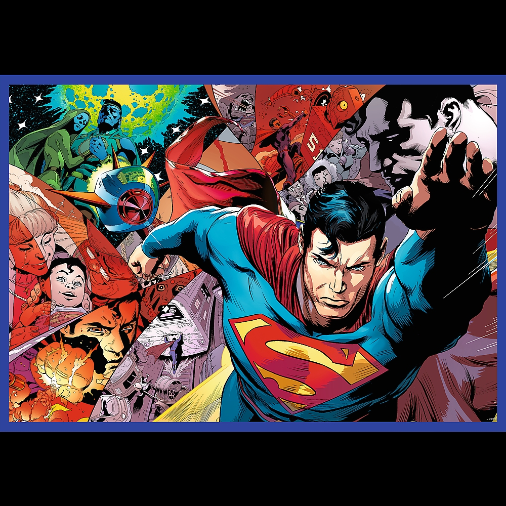 PUZZLE 4x250 Odwaga Supermana / Warner 13340