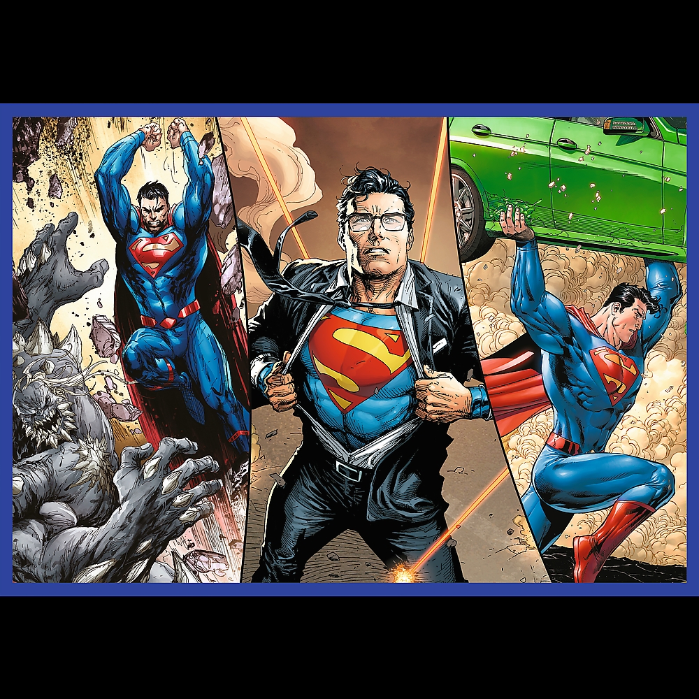 PUZZLE 4x250 Odwaga Supermana / Warner 13340